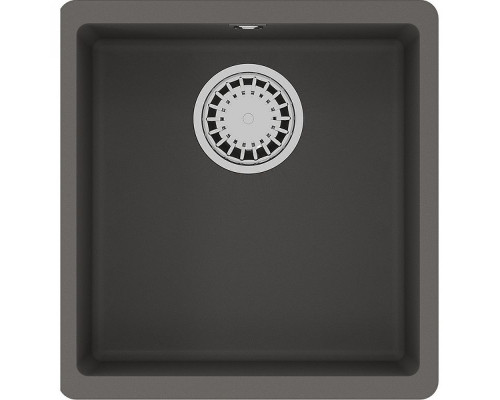 Приобрести Кухонная мойка Lemark Sinara 400-U 9910065 Серый шелк в магазине сантехники Santeh-Crystal.ru