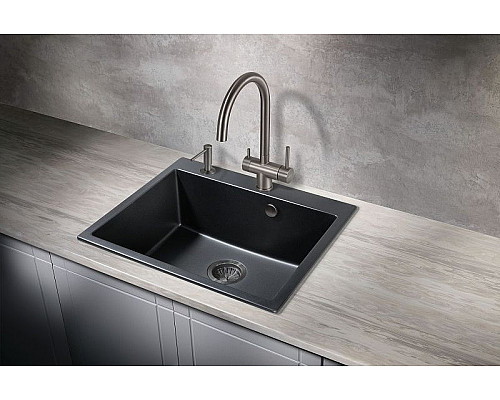 Santeh-Crystal.ru: Кухонная мойка Milacio Murcia 60 Cuarzo MC.77011 Черная матовая Купить Кухонная мойка Milacio Murcia 60 Cuarzo MC.77011 Черная матовая в магазине сантехники Santeh-Crystal.ru