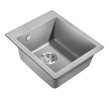 Кухонная мойка Milacio Murcia 42 Cuarzo MC.77043 Серый металлик