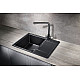 Заказать Кухонная мойка Milacio Navarra 65 Cuarzo MC.77061 Черная матовая в магазине сантехники Santeh-Crystal.ru