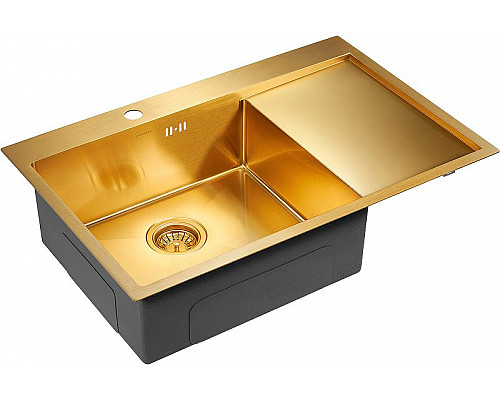 Santeh-Crystal.ru: Кухонная мойка Paulmark Atlan 78 L PM217851-BGL Брашированное золото Приобрести Кухонная мойка Paulmark Atlan 78 L PM217851-BGL Брашированное золото в магазине сантехники Santeh-Crystal.ru