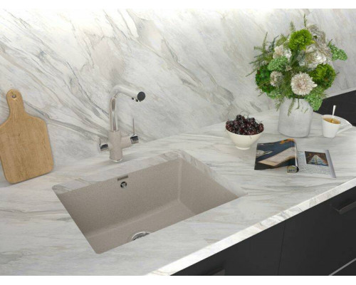 Купить Кухонная мойка Paulmark Gera 55 PM205546-QU Кварц в магазине сантехники Santeh-Crystal.ru