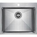 Кухонная мойка Paulmark Isar 59 PM805951-BS Брашированная сталь Кухонная мойка Paulmark Isar 59 PM805951-BS Брашированная сталь