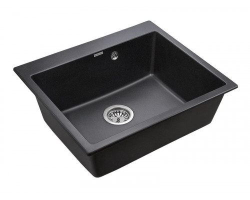 Приобрести Кухонная мойка Paulmark Kante 60 PM106052-BL Черная в магазине сантехники Santeh-Crystal.ru