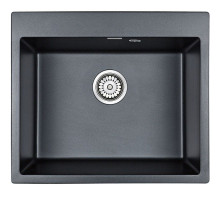 Кухонная мойка Paulmark Kante 60 PM106052-BLM Черный металлик