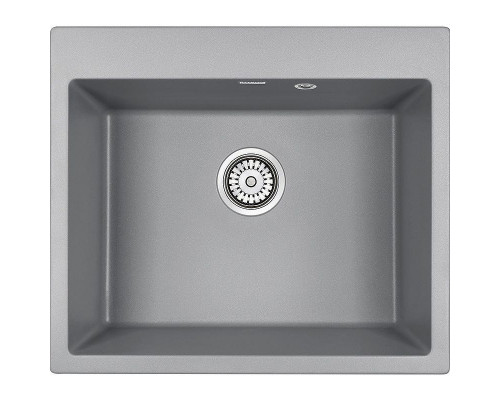 Купить Кухонная мойка Paulmark Kante 60 PM106052-GRM Серый металлик в магазине сантехники Santeh-Crystal.ru