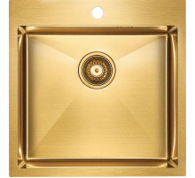 Кухонная мойка Paulmark Kroner 51 PM215151-BG Брашированное золото