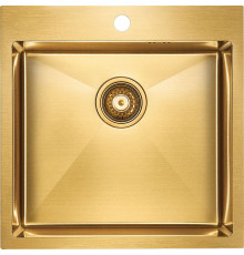 Кухонная мойка Paulmark Kroner 51 PM215151-BG Брашированное золото