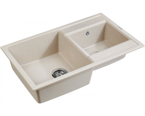 Купить Кухонная мойка Paulmark Tandem 82 PM238250-BE Бежевая в магазине сантехники Santeh-Crystal.ru