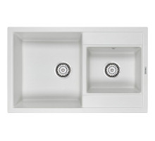 Кухонная мойка Paulmark Tandem 82 PM238250-WH Белая