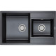 Купить Кухонная мойка Paulmark Tandem 82 PM238250-DG Графит в магазине сантехники Santeh-Crystal.ru