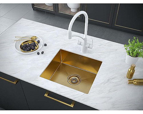 Santeh-Crystal.ru: Кухонная мойка Paulmark Weser 48 PM804844-BG Брашированное золото Заказать Кухонная мойка Paulmark Weser 48 PM804844-BG Брашированное золото в магазине сантехники Santeh-Crystal.ru