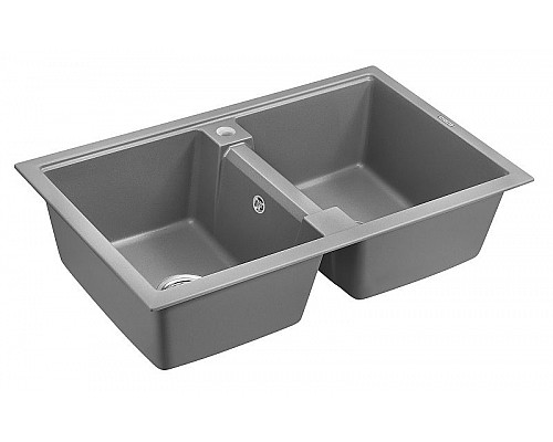 Santeh-Crystal.ru: Кухонная мойка Paulmark Zwilling PM238150-GRM Серый металлик Заказать Кухонная мойка Paulmark Zwilling PM238150-GRM Серый металлик в магазине сантехники Santeh-Crystal.ru