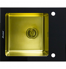 Кухонная мойка Seaman Eco Glass SMG-610B-Gold.B Золотая