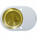 Кухонная мойка Seaman Eco Glass SMG-730W-Gold.B Золото Кухонная мойка Seaman Eco Glass SMG-730W-Gold.B Золото
