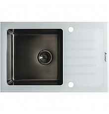 Кухонная мойка Seaman Eco Glass SMG-780W-Gun.B Графит