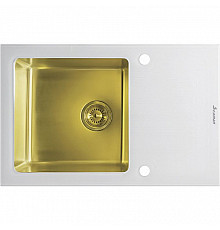 Кухонная мойка Seaman Eco Glass SMG-780W-Gold.B Золотая