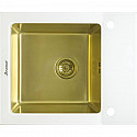 Кухонная мойка Seaman Eco Glass SMG-610W-Gold.B Золотая Кухонная мойка Seaman Eco Glass SMG-610W-Gold.B Золотая