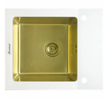 Кухонная мойка Seaman Eco Glass SMG-610W-Gold.B Золотая