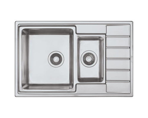 Приобрести Кухонная мойка Seaman Eco Roma SMR-7850B.0 Нержавеющая сталь в магазине сантехники Santeh-Crystal.ru