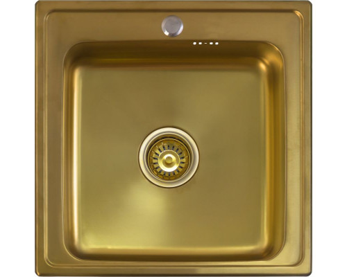 Приобрести Кухонная мойка Seaman Eco Wien SWT-5050-AG.A Золотая в магазине сантехники Santeh-Crystal.ru