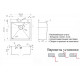 Купить Кухонная мойка ZorG RX-5151 Нержавеющая сталь в магазине сантехники Santeh-Crystal.ru
