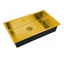 Кухонная мойка ZorG Steel Hammer 74 SH 7444 BRONZE Бронза