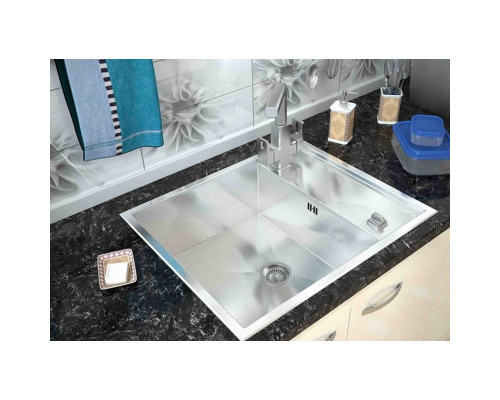 Заказать Кухонная мойка ZorG X SH X 6050 Матовый хром в магазине сантехники Santeh-Crystal.ru