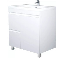 Тумба под раковину 1MarKa Cube 75Н У79532 Белый глянец