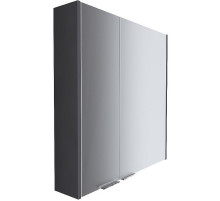 Зеркальный шкаф 1MarKa Gaula 80 У92543 Графит матовый