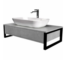 Тумба под раковину 1MarKa Grunge Loft 80П У85851 подвесная Бетон светлый