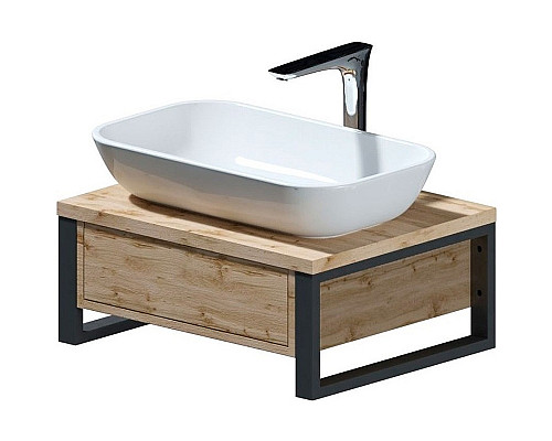 Santeh-Crystal.ru: Тумба под раковину 1MarKa Grunge Loft 60П Ц0000001580 подвесная Дуб вотан Заказать Тумба под раковину 1MarKa Grunge Loft 60П Ц0000001580 подвесная Дуб вотан в магазине сантехники Santeh-Crystal.ru