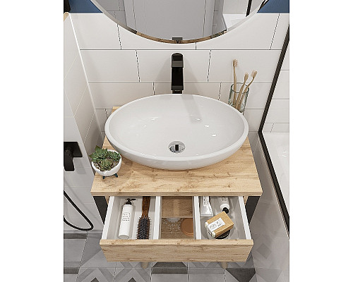 Santeh-Crystal.ru: Тумба под раковину 1MarKa Grunge Loft 60П Ц0000001580 подвесная Дуб вотан Заказать Тумба под раковину 1MarKa Grunge Loft 60П Ц0000001580 подвесная Дуб вотан в магазине сантехники Santeh-Crystal.ru