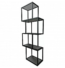 Полка 1MarKa Grunge Loft Chain У97508 Графит матовый