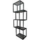 Купить Полка 1MarKa Grunge Loft Chain У97508 Графит матовый в магазине сантехники Santeh-Crystal.ru