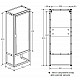 Заказать Шкаф пенал 1MarKa Grunge Loft 35Н/П Ц0000007989 Дуб Вотан в магазине сантехники Santeh-Crystal.ru