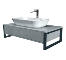 Тумба под раковину 1MarKa Grunge Loft 70П Ц0000015938 подвесная Бетон светлый