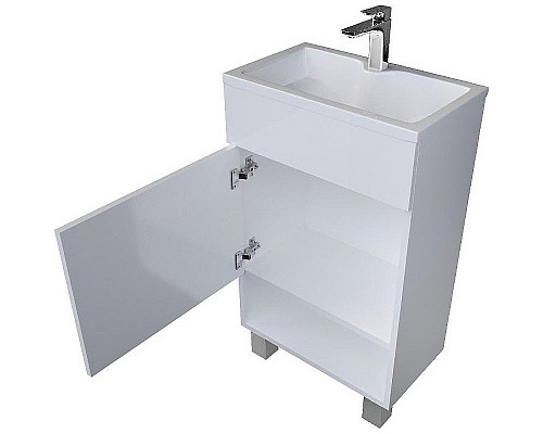 Заказать Тумба с раковиной 1MarKa July 50Н У85932 Белый глянец в магазине сантехники Santeh-Crystal.ru