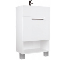 Тумба с раковиной 1MarKa July 50Н У85932 Белый глянец