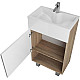 Заказать Тумба с раковиной 1MarKa July 50Н У85933 Дуб сонома Белая в магазине сантехники Santeh-Crystal.ru