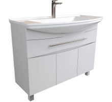 Тумба под раковину 1MarKa Lina New 105Н У94492 Белый глянец