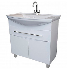 Тумба под раковину 1MarKa Lina New 85Н У94493 Белый глянец