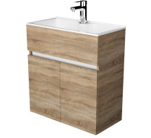 Тумба с раковиной 1MarKa Mira 60 У75337 подвесная Дуб Сонома