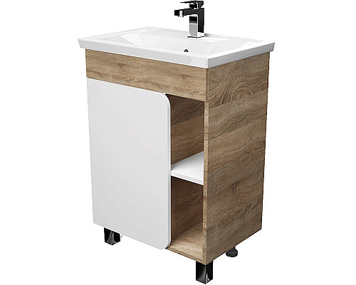 Приобрести Тумба под раковину 1MarKa Nuvo 70 У76063 Дуб сонома в магазине сантехники Santeh-Crystal.ru