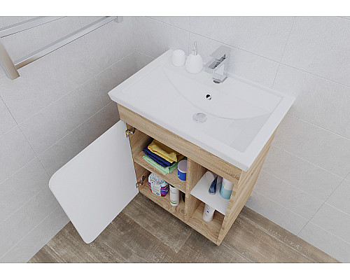 Приобрести Тумба под раковину 1MarKa Nuvo 70 У76063 Дуб сонома в магазине сантехники Santeh-Crystal.ru