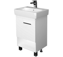 Тумба под раковину 1MarKa Tera 55 У76059 Белая глянцевая