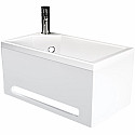 Панель с раковиной 1MarKa Tiny XS Mini 39 L У86733 подвесная Белая глянцевая Панель с раковиной 1MarKa Tiny XS Mini 39 L У86733 подвесная Белая глянцевая