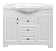 Тумба под раковину 1MarKa Прованс New 80Н У94490 Белый глянец