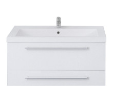 Тумба под раковину 1MarKa Соната 58П 2 ящика Белая