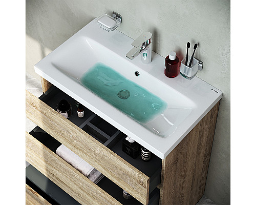 Купить Тумба под раковину AM.PM Gem S 75 M91FSX0752OF Светлый дуб в магазине сантехники Santeh-Crystal.ru